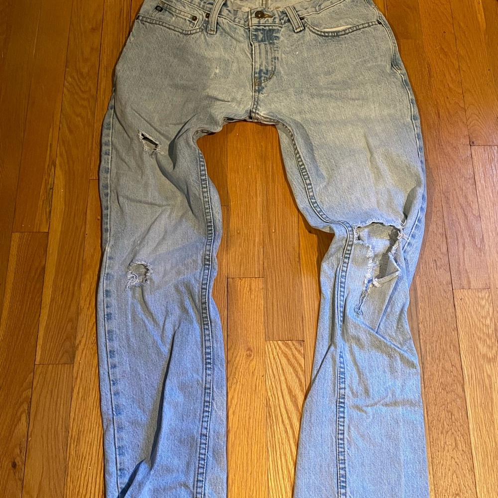 FreeWorld Distressed Light Wash Jeans